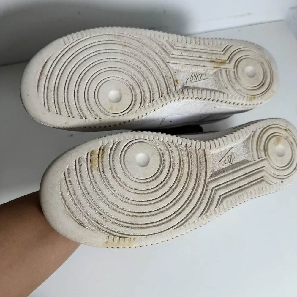 Nike Air Force 1‎ Low White Leather Sneakers Men Size 7.5 Outdoorsy
